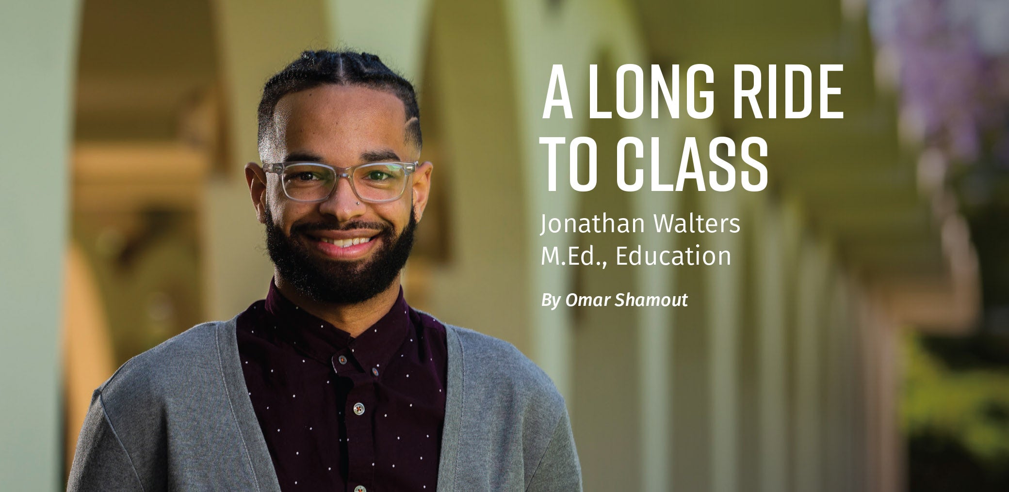 A Long Ride to Class, Jonathan Walters