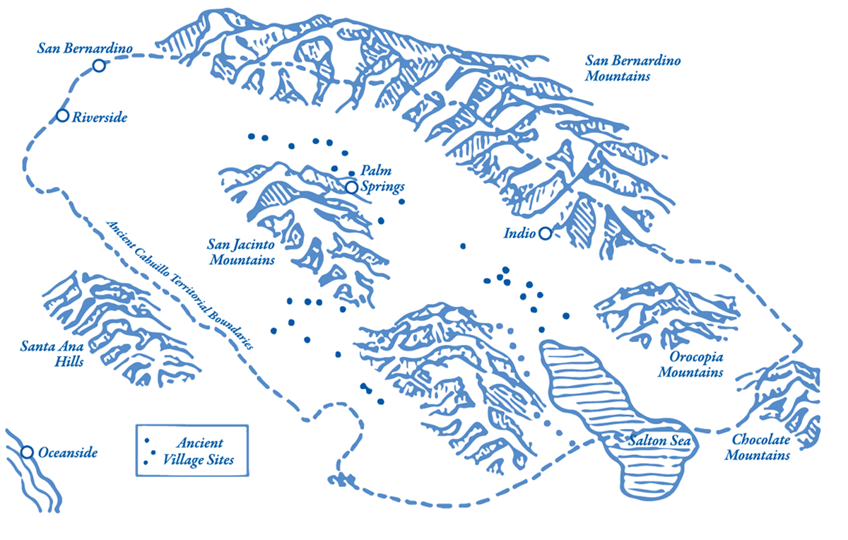 Ancient Cahuilla Villages Map