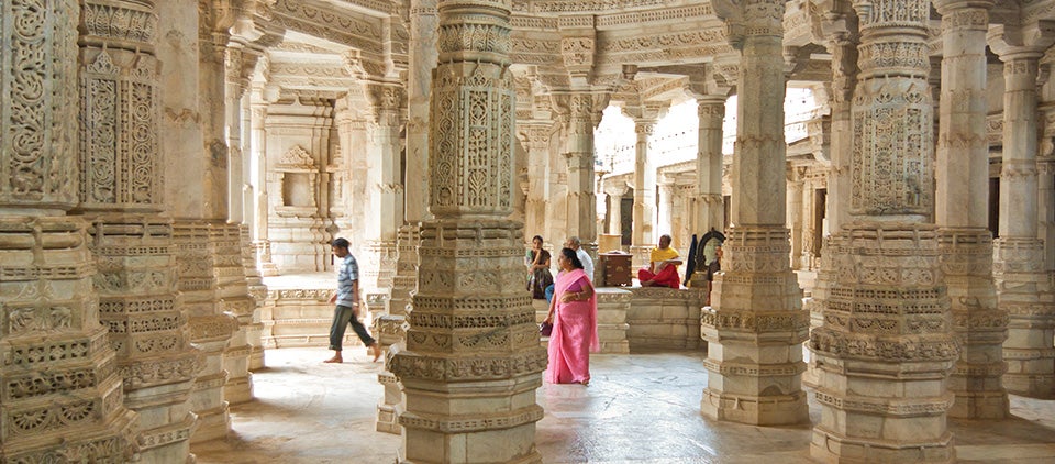 A Jain temple in Ranakpur, India