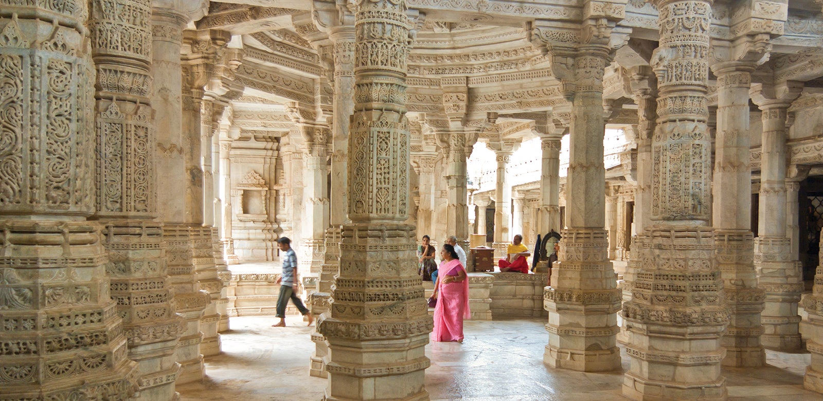 Interior of Jain Temple