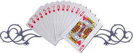 Poker cards deck